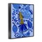 Stupell Industries Folk Inspired Whimsical Bird Framed Giclee Design by Kay Widdowson